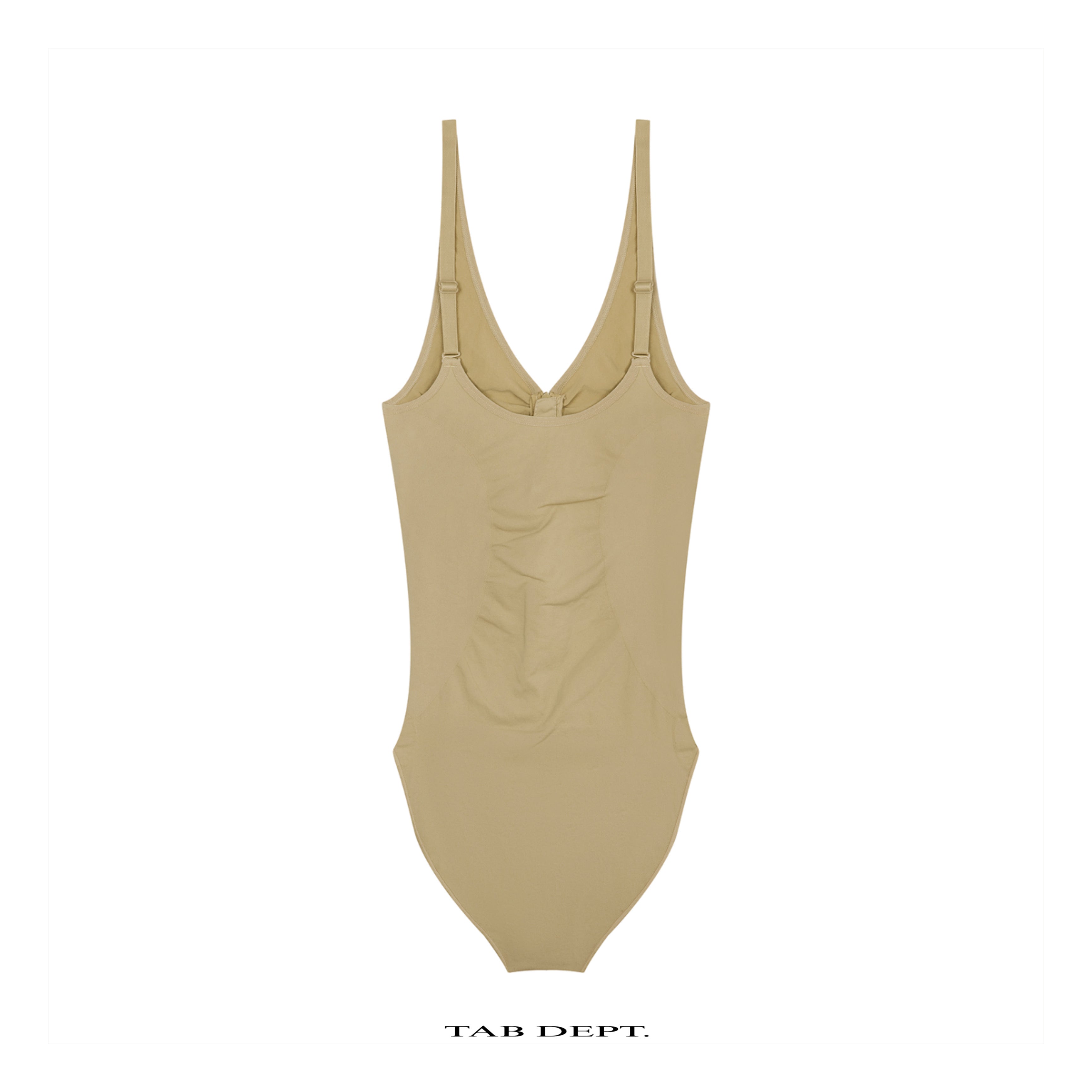 TAB DEPT. FULL-ZIP RUCHED BODYSUIT