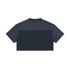 BE EN GARDE™ CROPPED PANELED V-NECK JERSEY