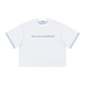 BE EN GARDE™ BOXY PLAID-LINED DOUBLE-FACE TEE
