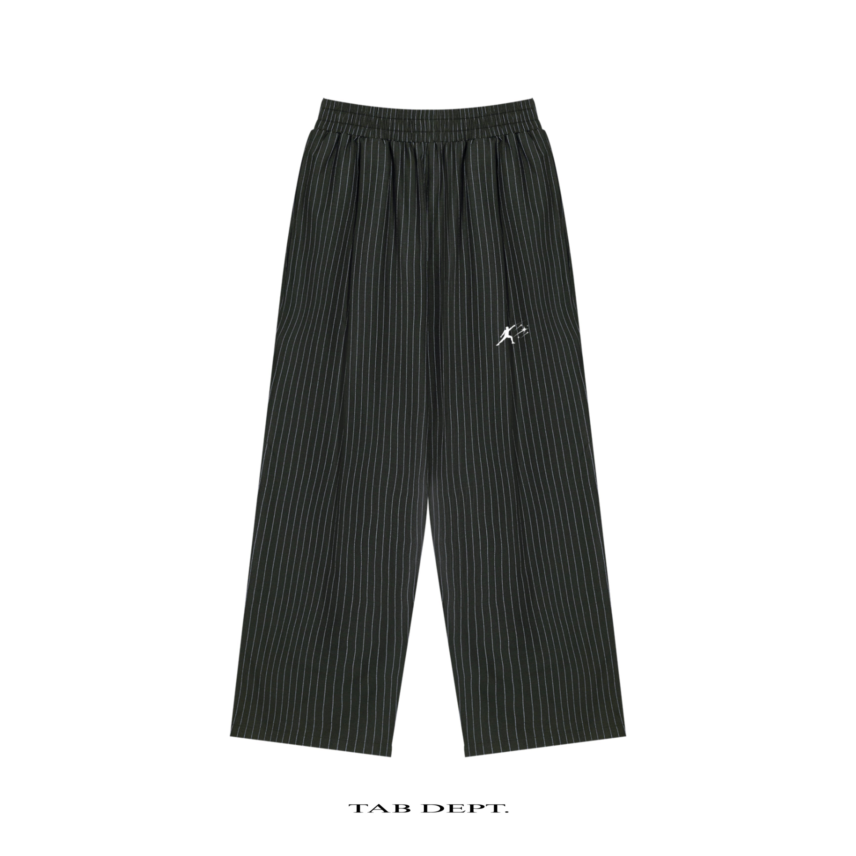 TAB DEPT. STRIPED PLEATED PANTS