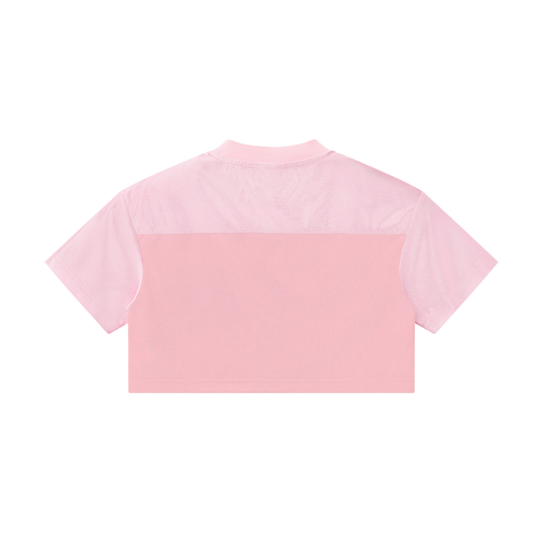 BE EN GARDE™ CROPPED PANELED V-NECK JERSEY