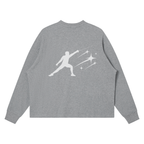 BE EN GARDE™ WAFFLE BOXY LONG SLEEVE