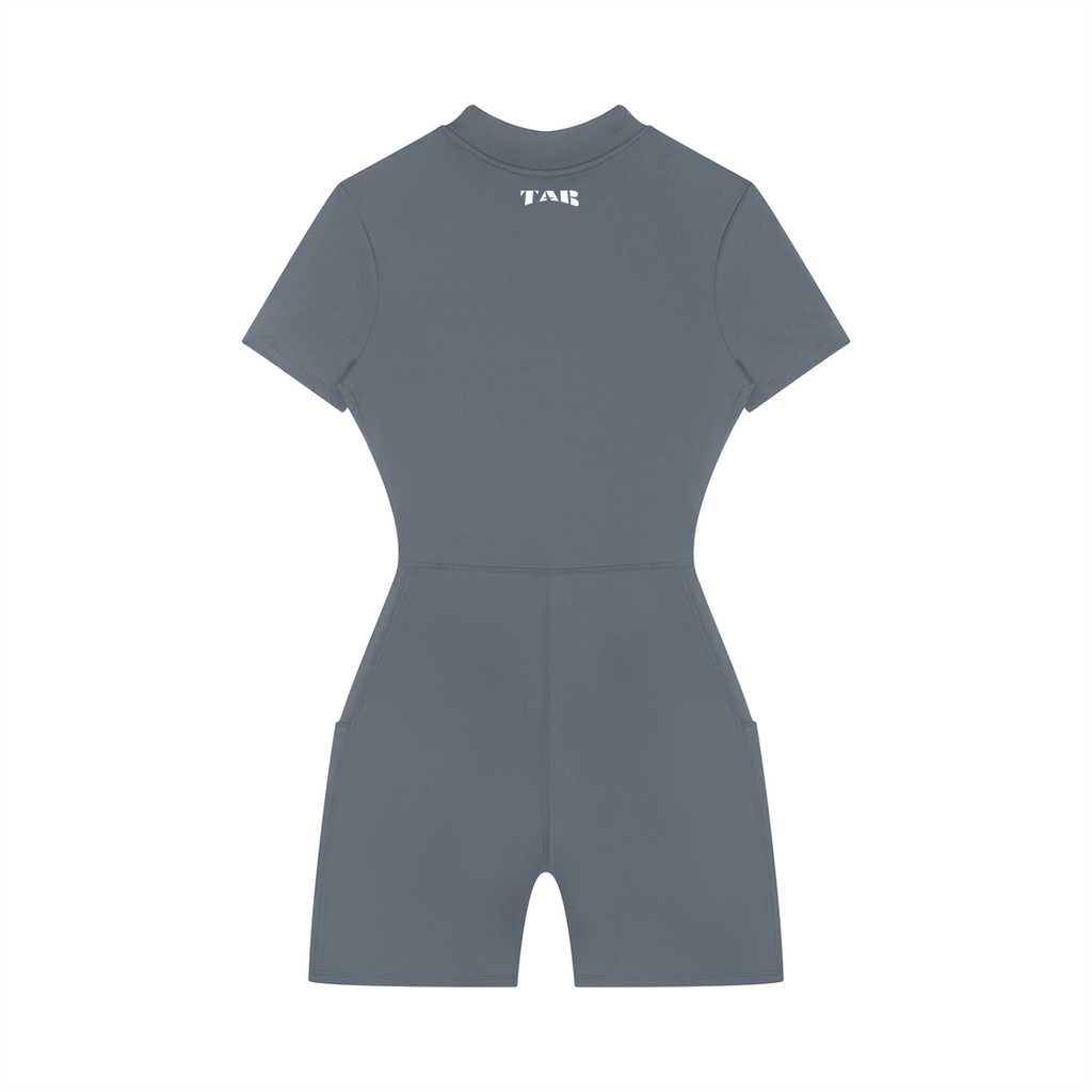 TAB DEPT™ QUARTER-ZIP SHORT SLEEVE ROMPER