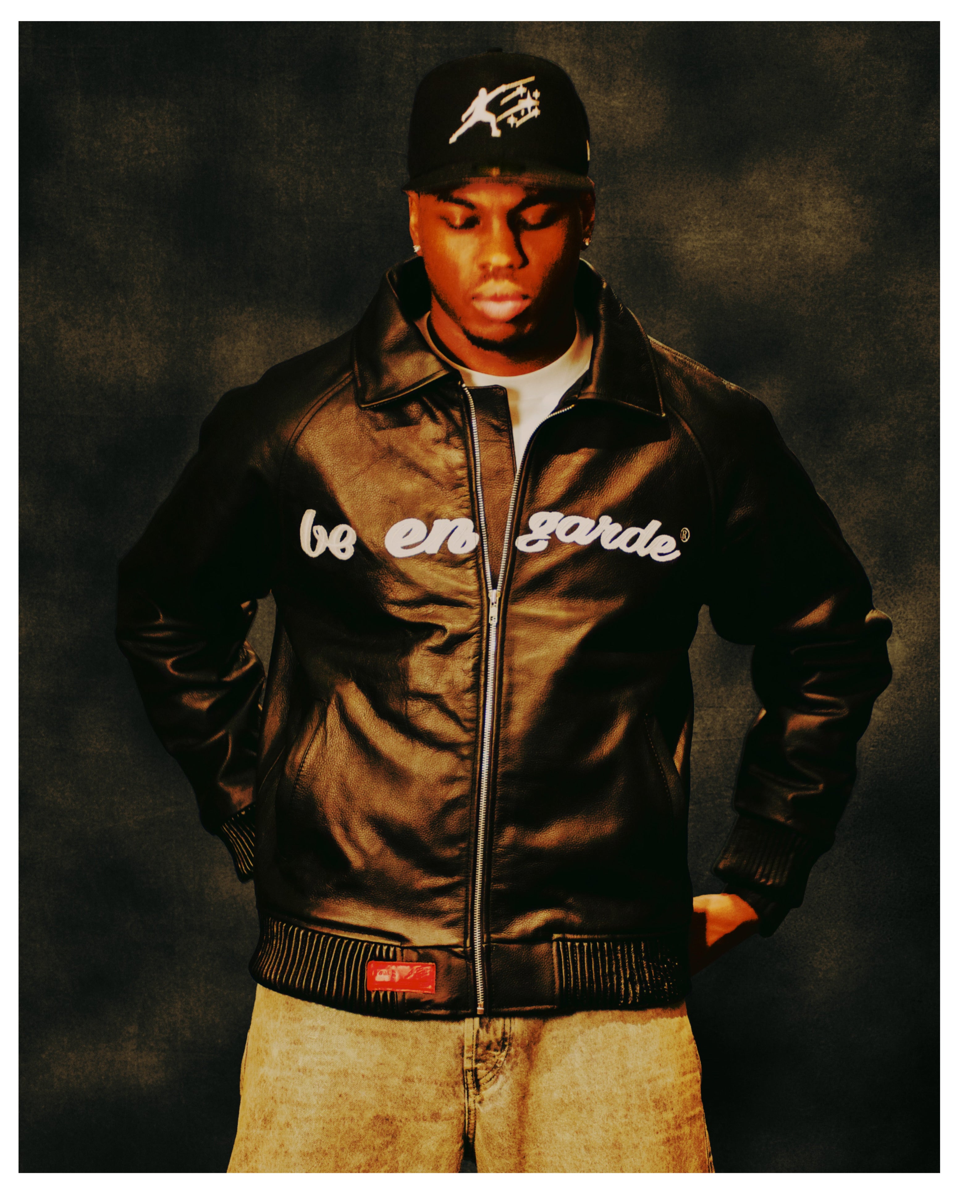 BE EN GARDE FULL GRAIN LEATHER JACKET