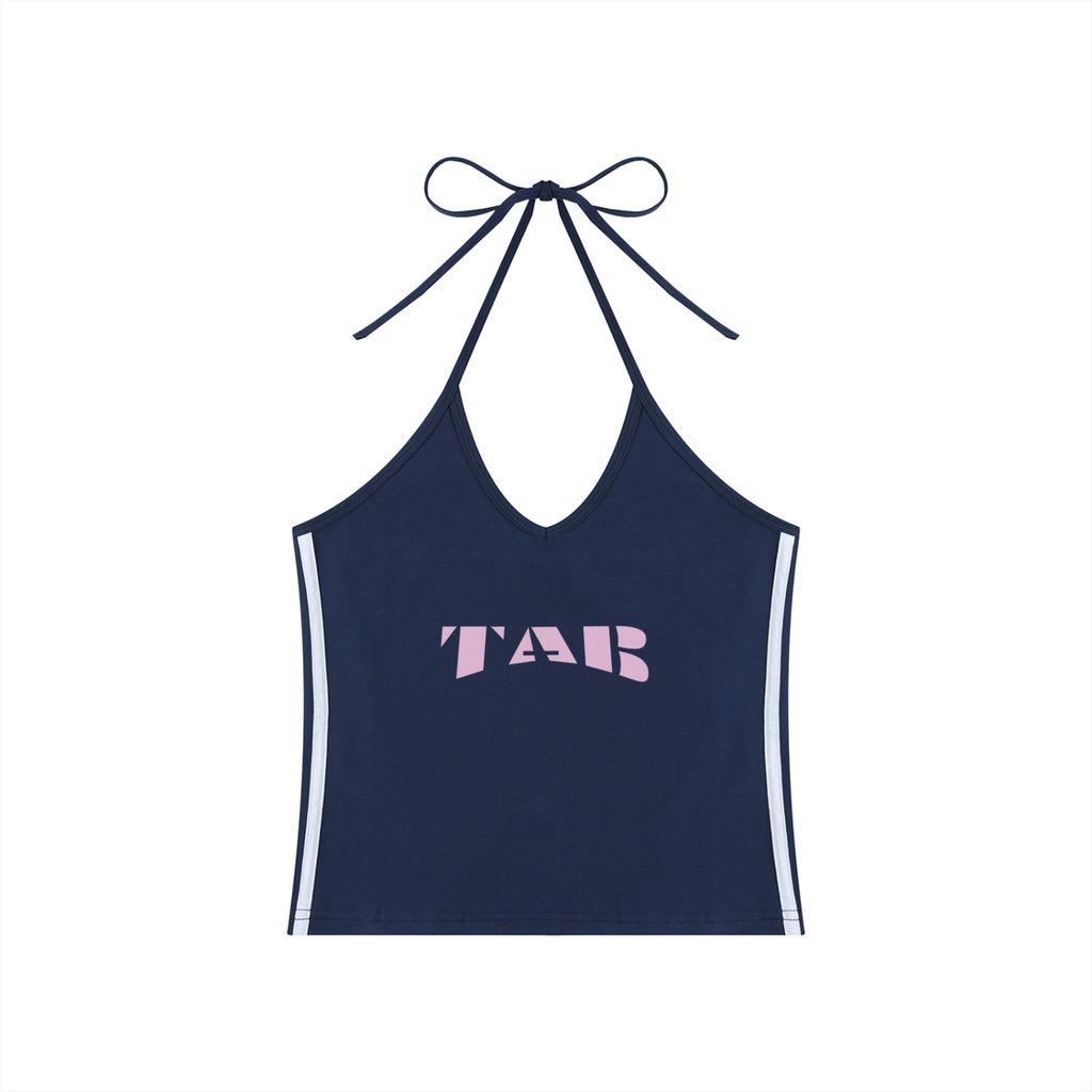 TAB DEPT™ HALTER CROP TANK TOP
