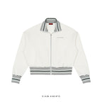 TAB DEPT. STRIPED RIB COLLAR JACKET