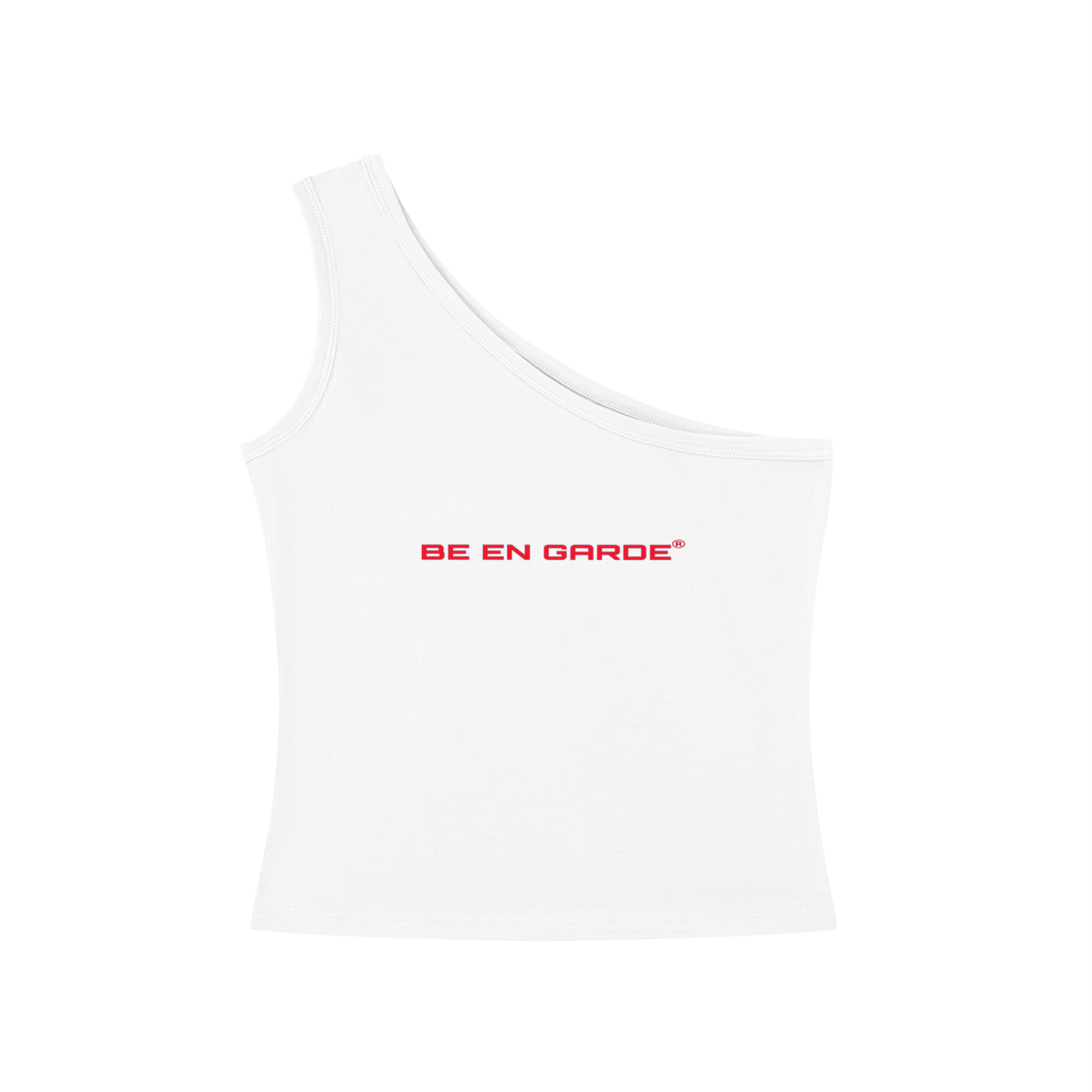 BE EN GARDE™ ONE-SHOULDER CROP TEE