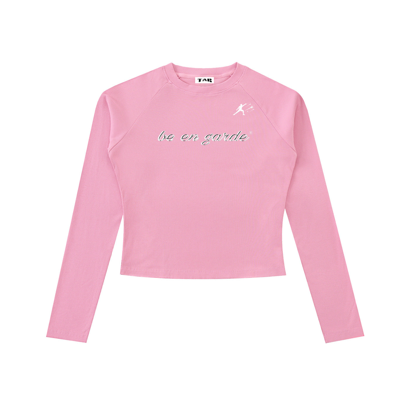 BE EN GARDE® Dyed Washed Raglan Long Sleeve Slim Tee