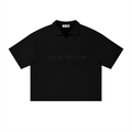 BE EN GARDE™ VINTAGE WASH WAFFLE BOXY POLO SHIRT
