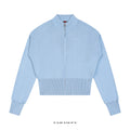 TAB DEPT. MOCK NECK ZIP CARDIGAN
