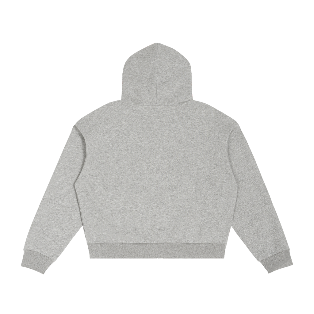 BE EN GARDE™ Plaid Boxy Zip Hoodie
