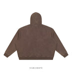 TAB DEPT. VINTAGE WAFFLE ZIP HOODIE