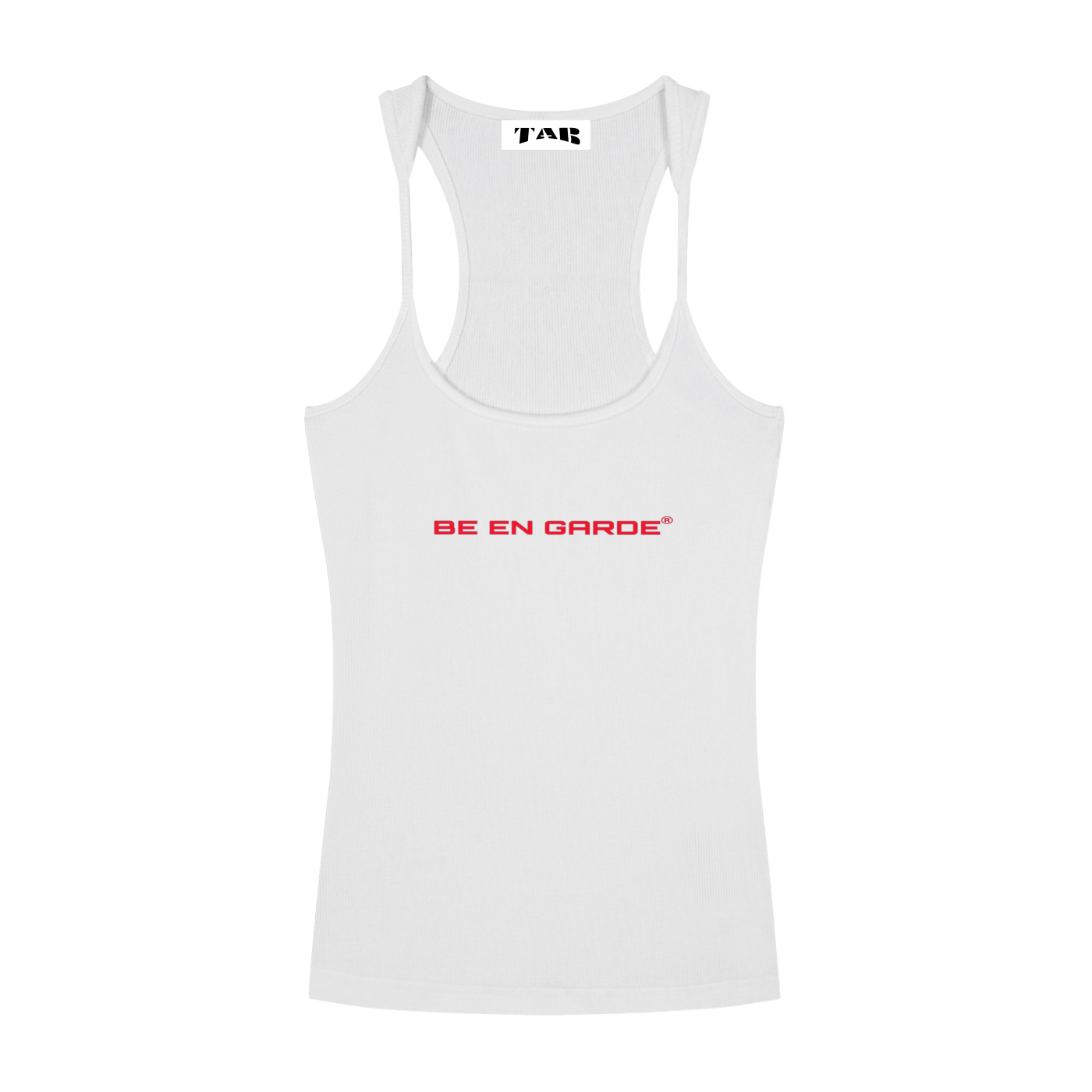 BE EN GARDE™ SLIM FIT RIBBED RACERBACK TANK