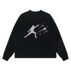 BE EN GARDE™ WAFFLE BOXY LONG SLEEVE
