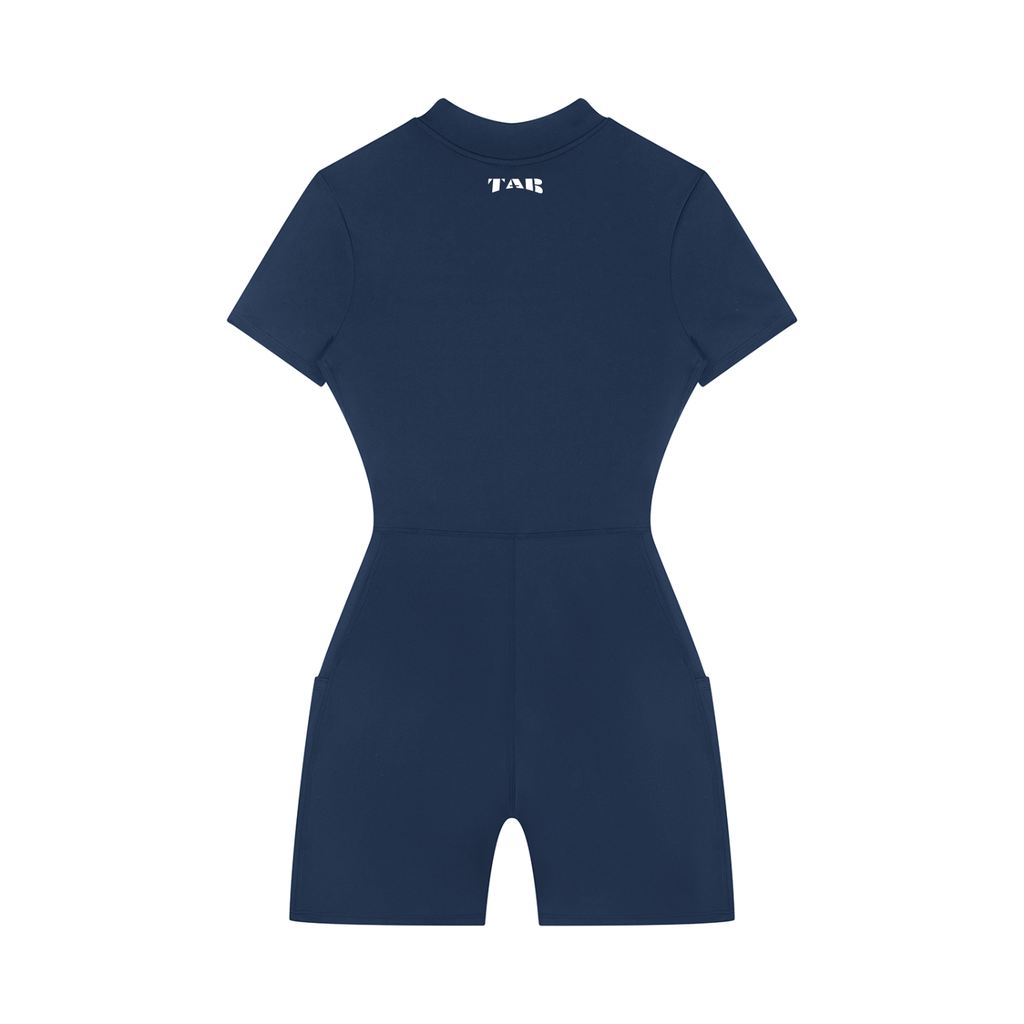 TAB DEPT™ QUARTER-ZIP SHORT SLEEVE ROMPER