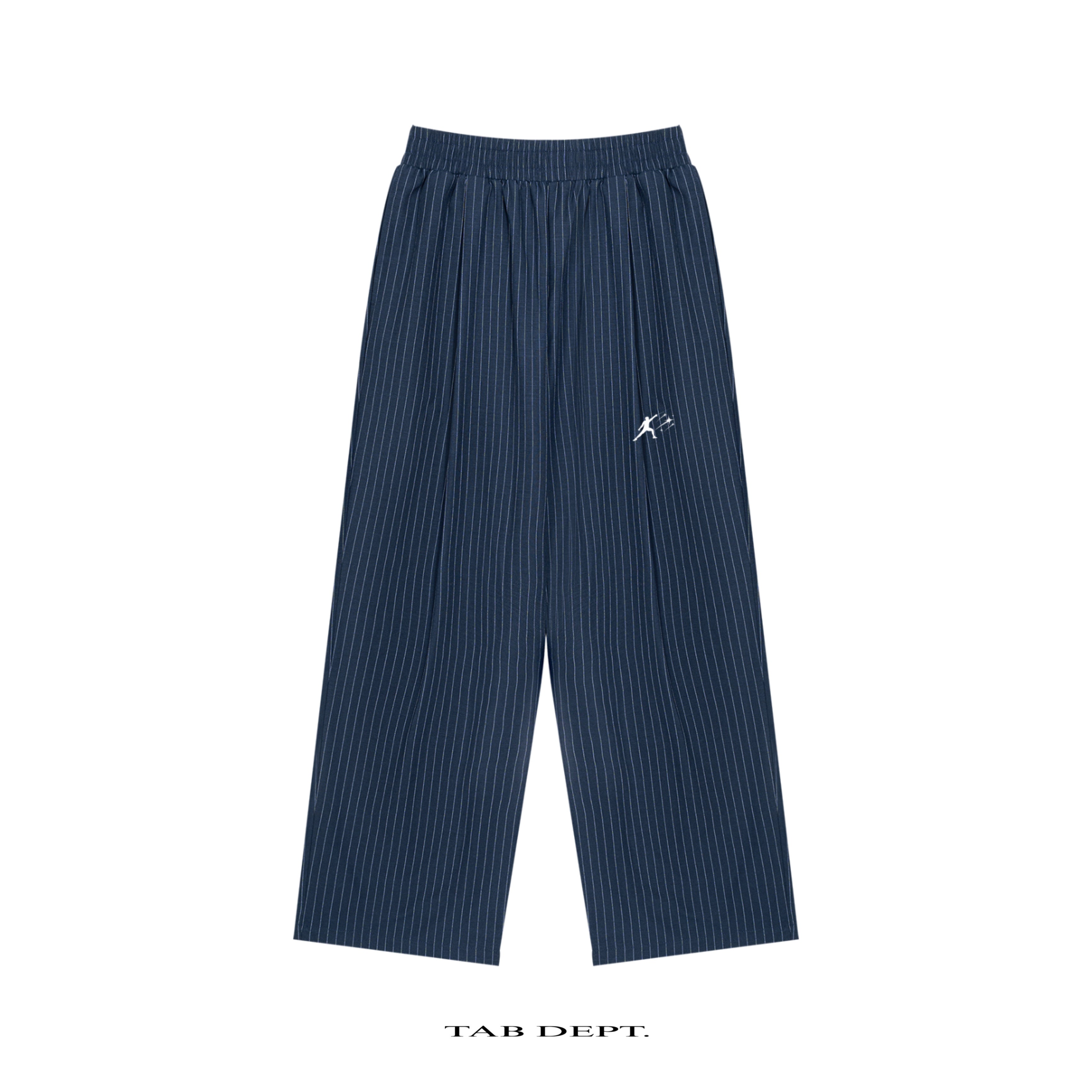 TAB DEPT. STRIPED PLEATED PANTS