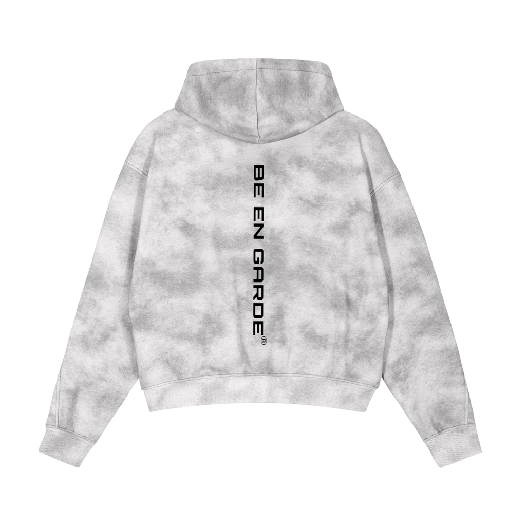 BE EN GARDE™ Dirty Washed Zip-Up Hoodie