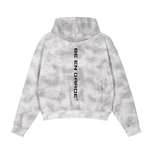 BE EN GARDE™ Dirty Washed Zip-Up Hoodie
