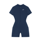 TAB DEPT™ QUARTER-ZIP SHORT SLEEVE ROMPER