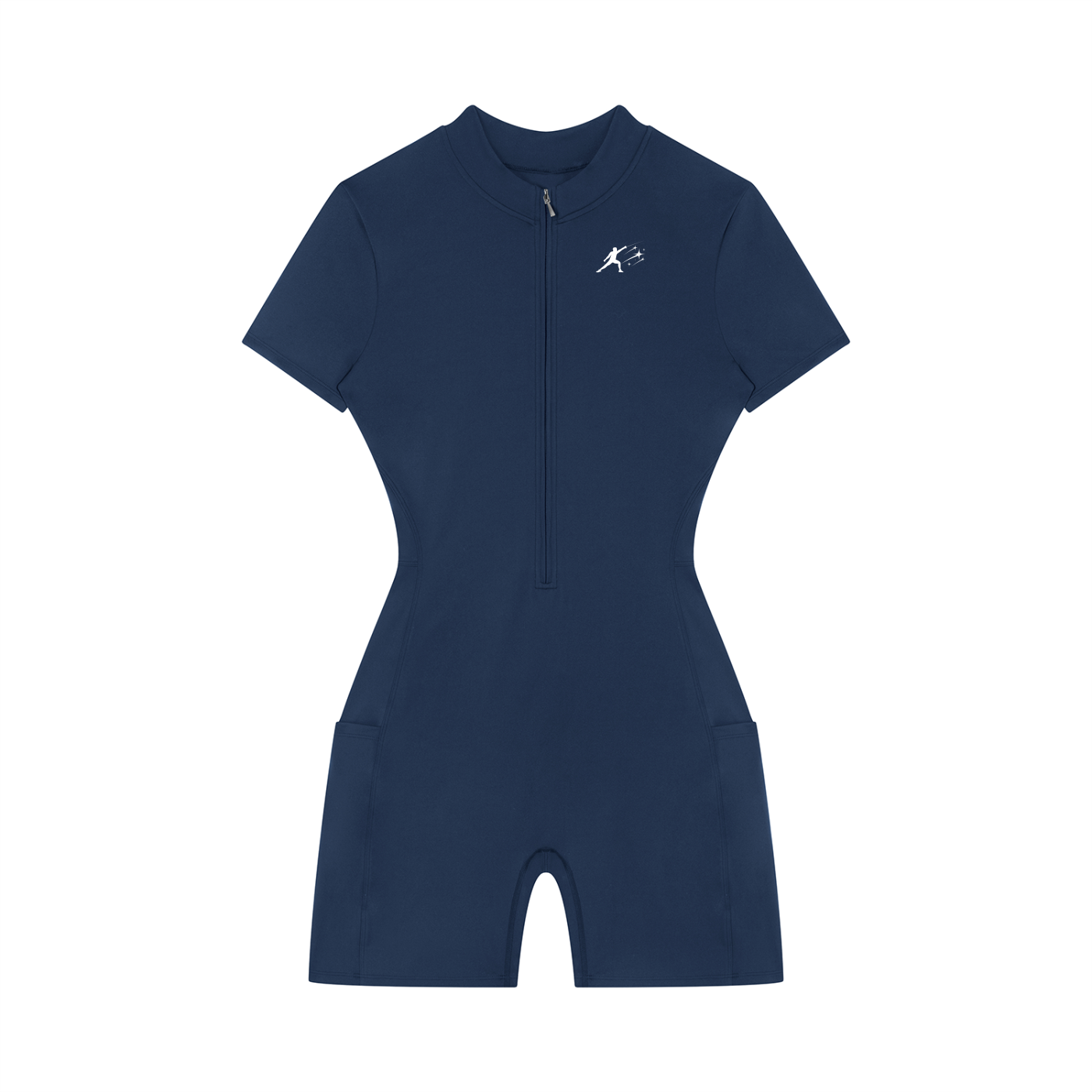 TAB DEPT™ QUARTER-ZIP SHORT SLEEVE ROMPER