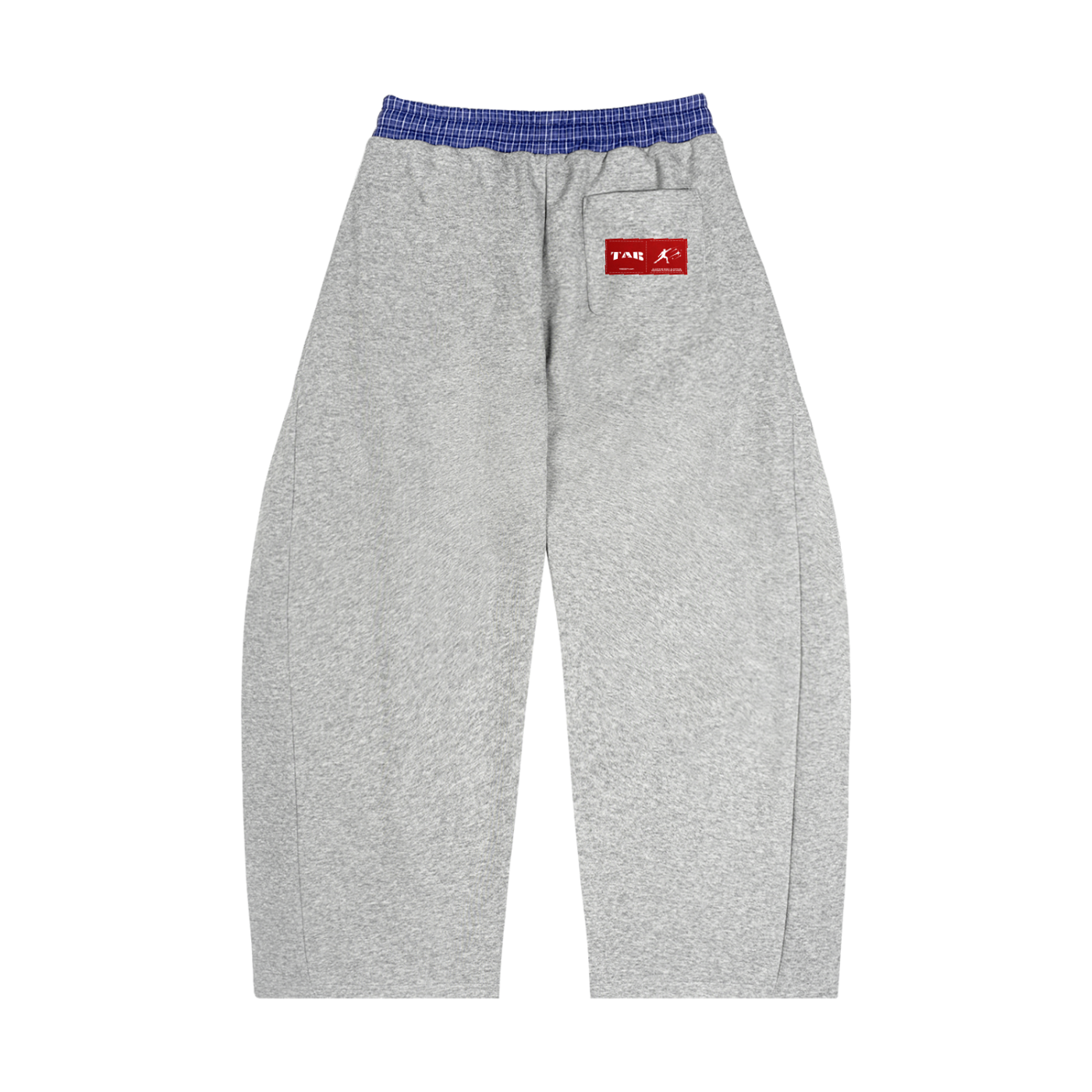 BE EN GARDE® Plaid Waistband Barrel Sweats