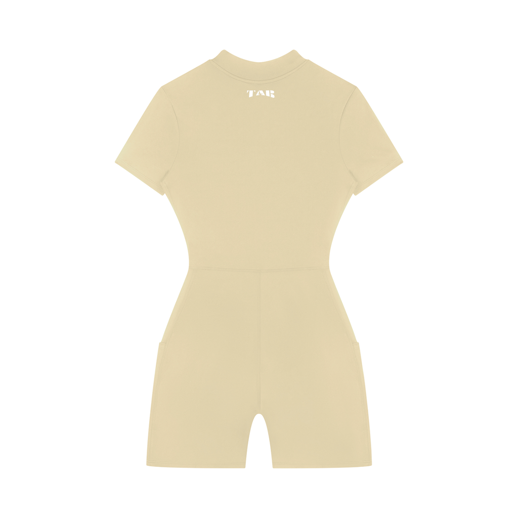 TAB DEPT™ QUARTER-ZIP SHORT SLEEVE ROMPER