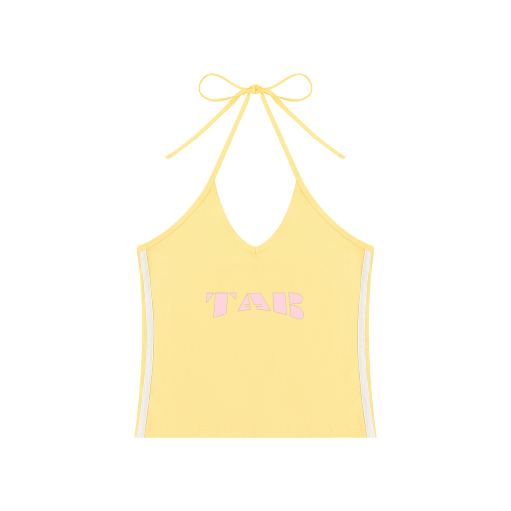 TAB DEPT™ HALTER CROP TANK TOP