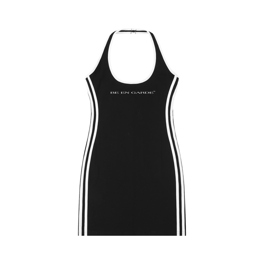 BE EN GARDE HALTER DRESS