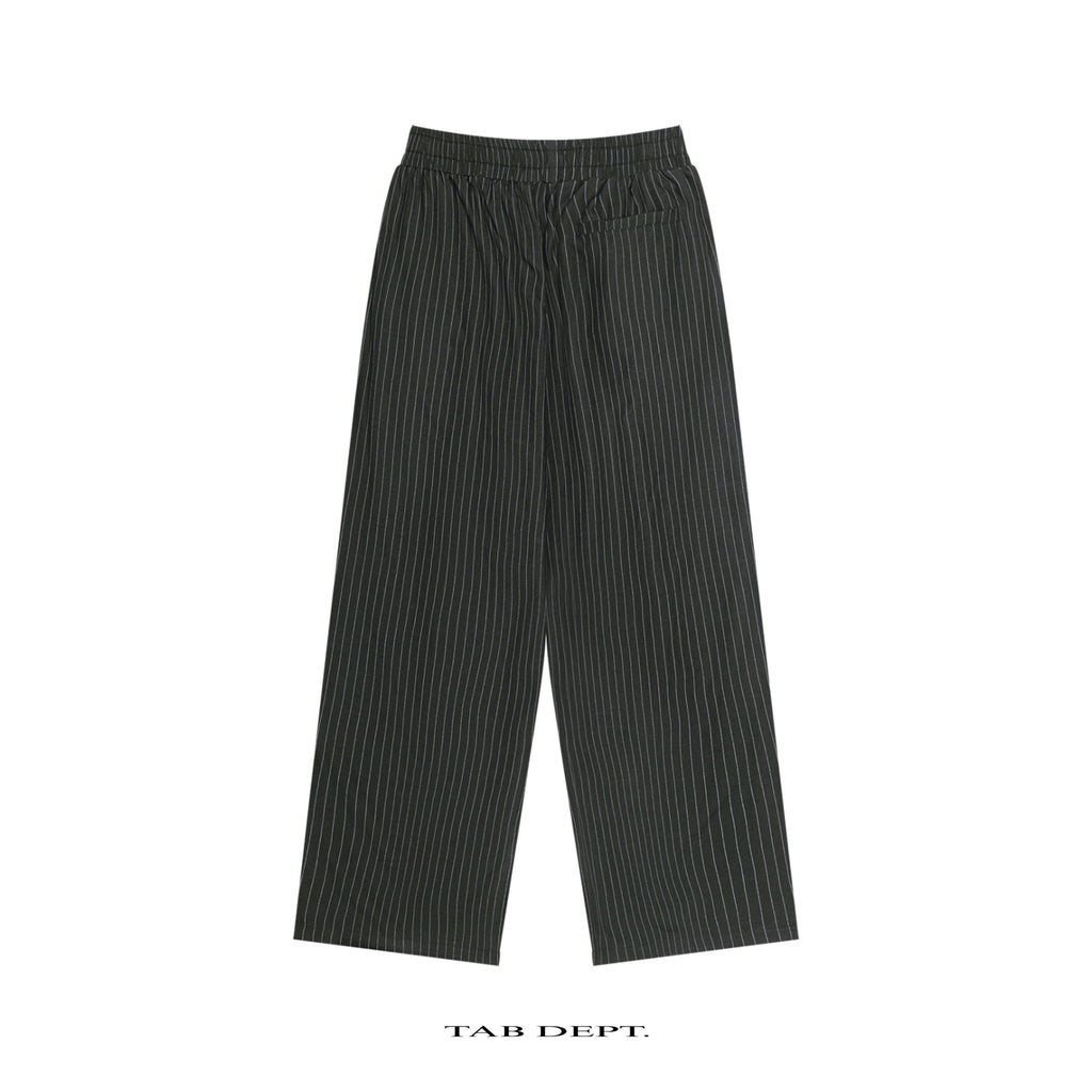 TAB DEPT. STRIPED PLEATED PANTS