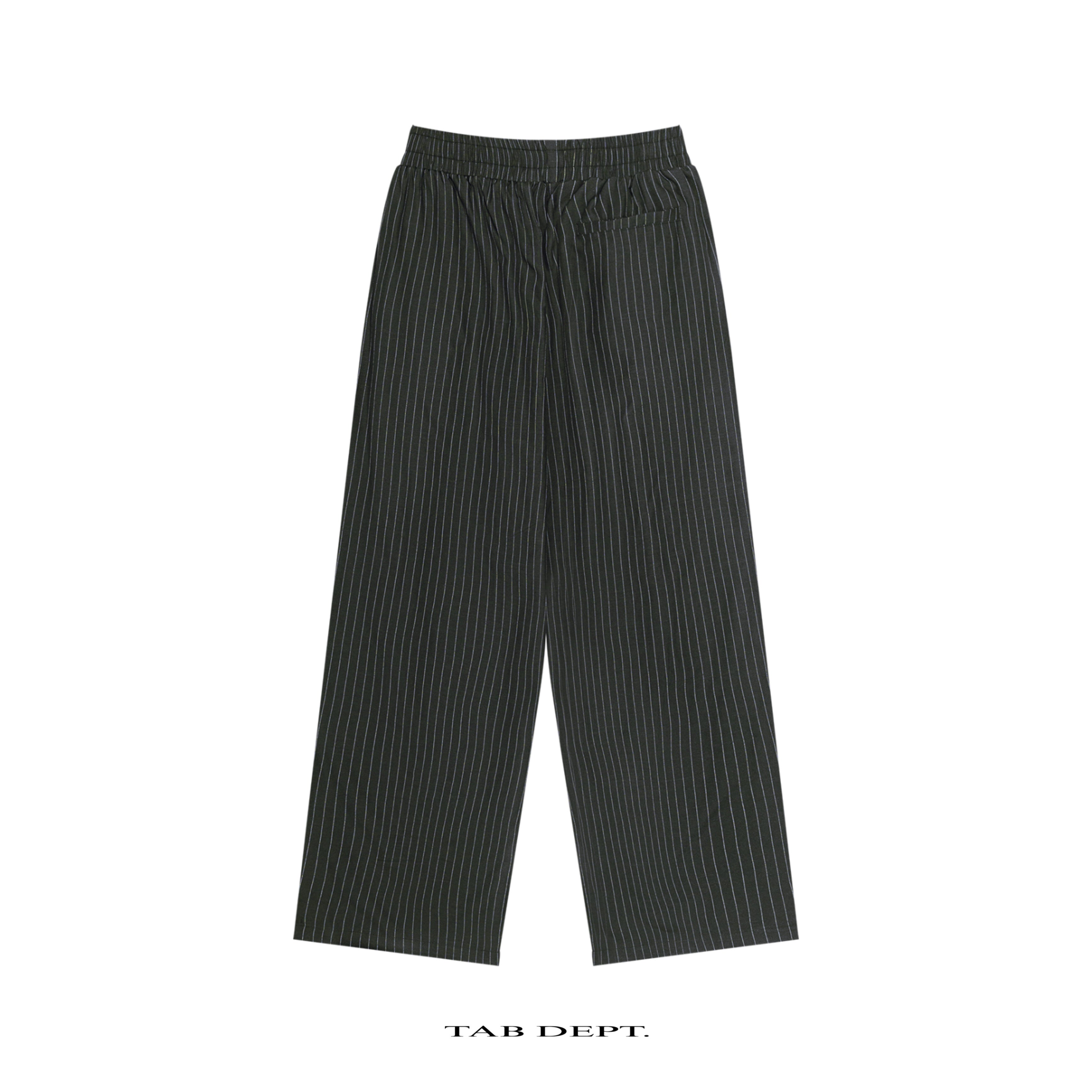 TAB DEPT. STRIPED PLEATED PANTS