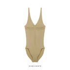 TAB DEPT. FULL-ZIP RUCHED BODYSUIT