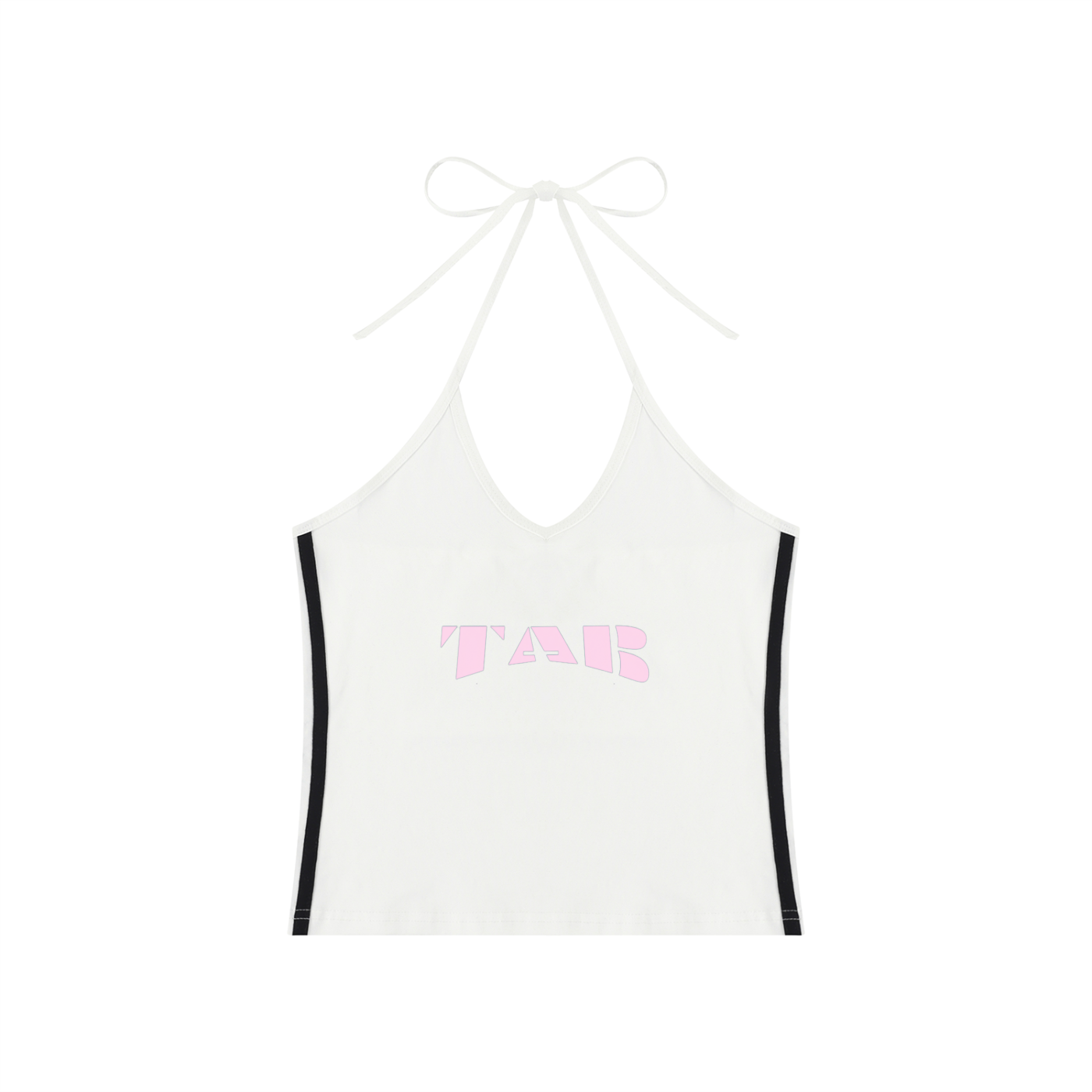 TAB DEPT™ HALTER CROP TANK TOP