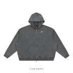 TAB DEPT. VINTAGE WAFFLE ZIP HOODIE