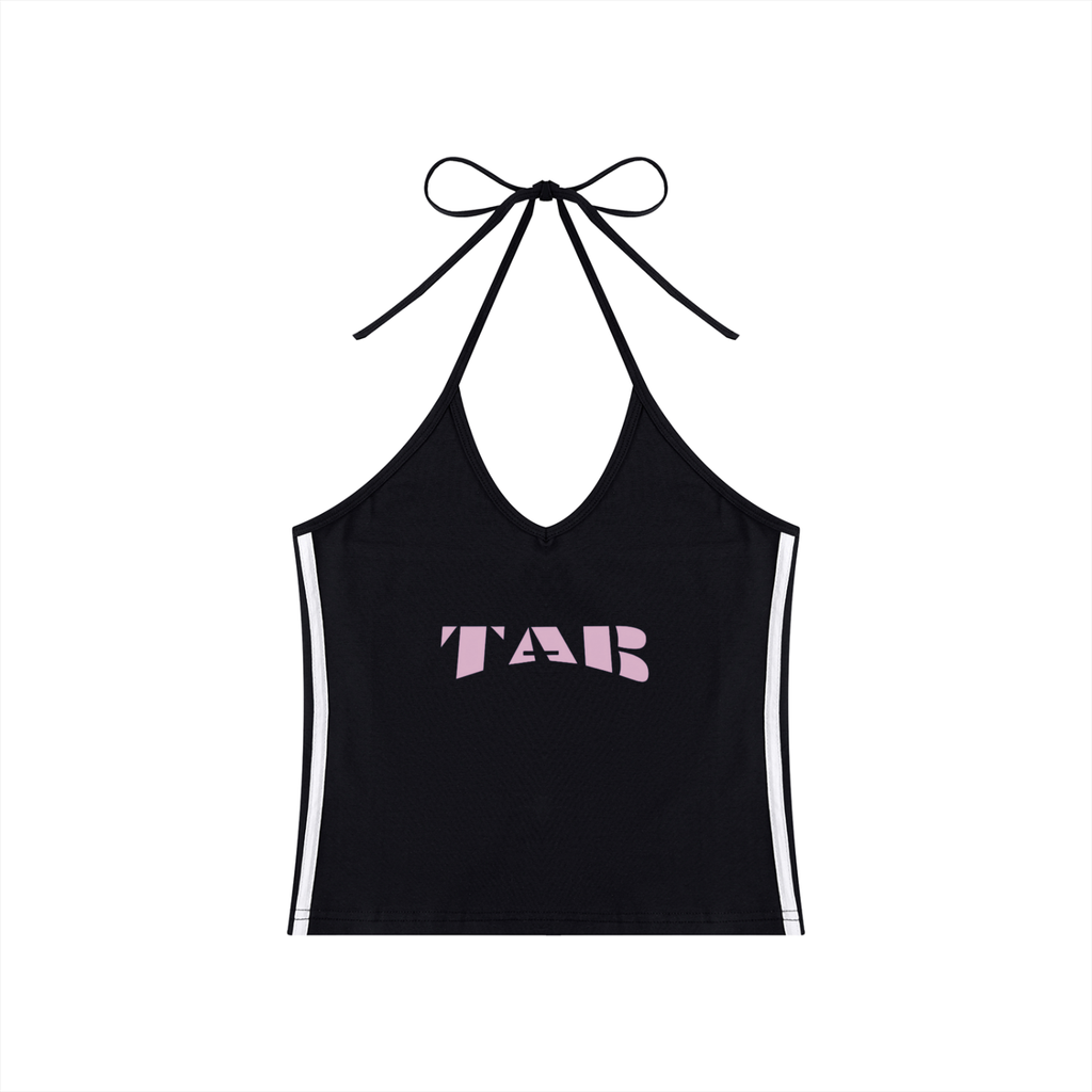 TAB DEPT™ HALTER CROP TANK TOP