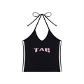 TAB DEPT™ HALTER CROP TANK TOP