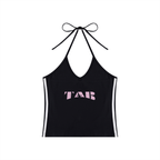 TAB DEPT™ HALTER CROP TANK TOP
