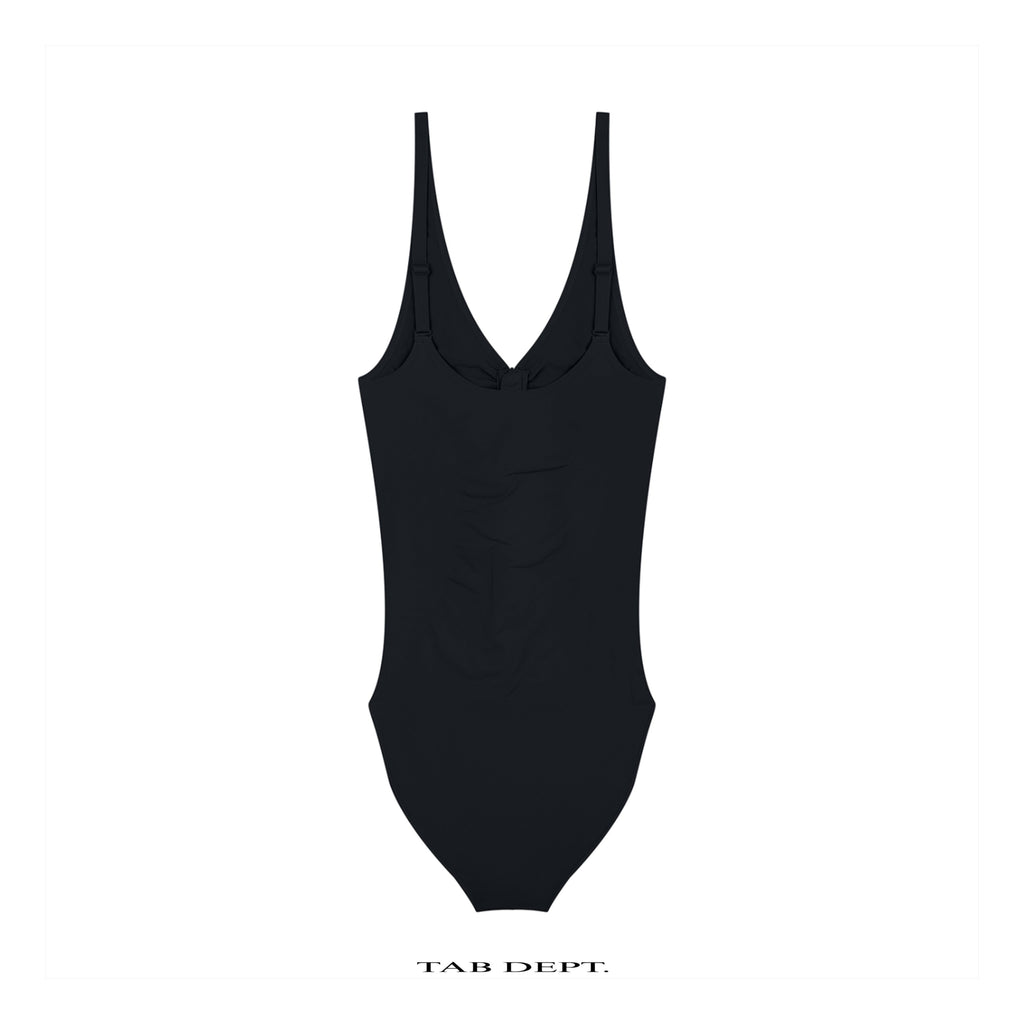 TAB DEPT. FULL-ZIP RUCHED BODYSUIT