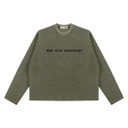BE EN GARDE™ VINTAGE WAFFLE  RAW EDGE LONG SLEEVE