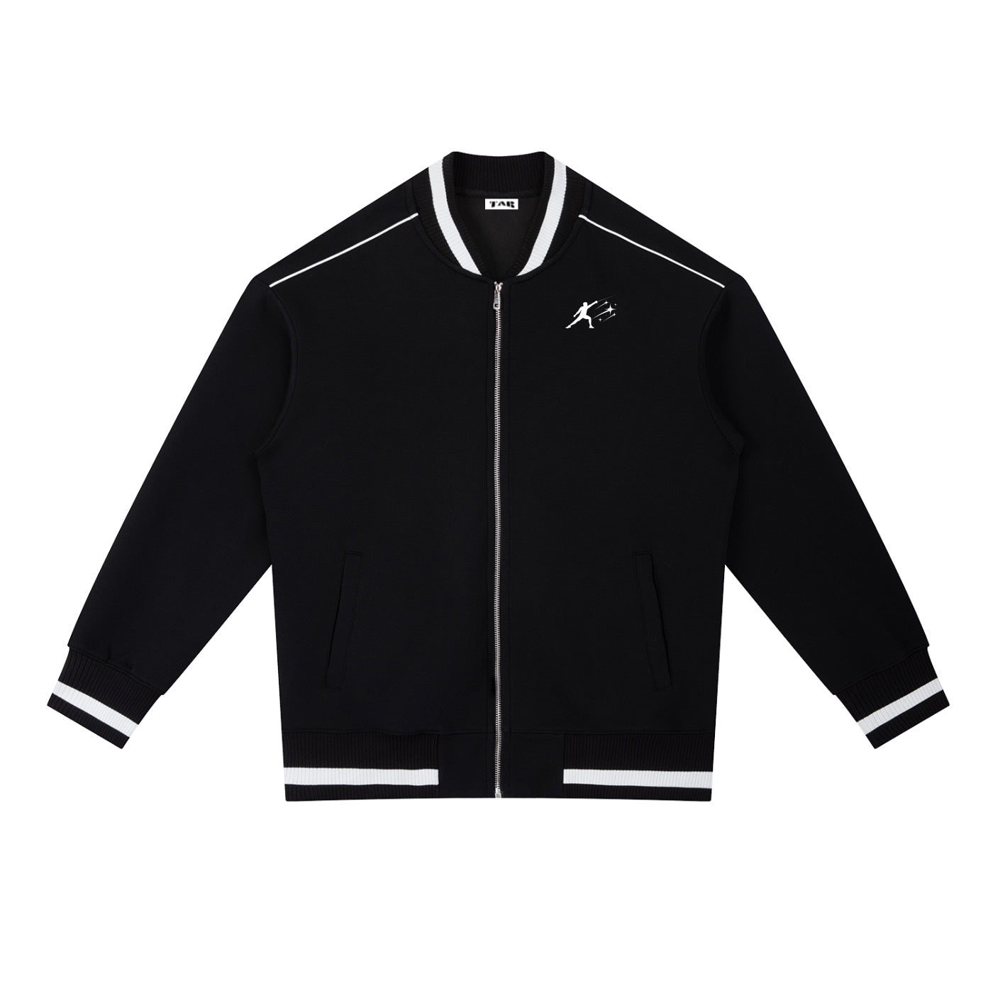 BE EN GARDE® Contrast Piping Bomber Jacket