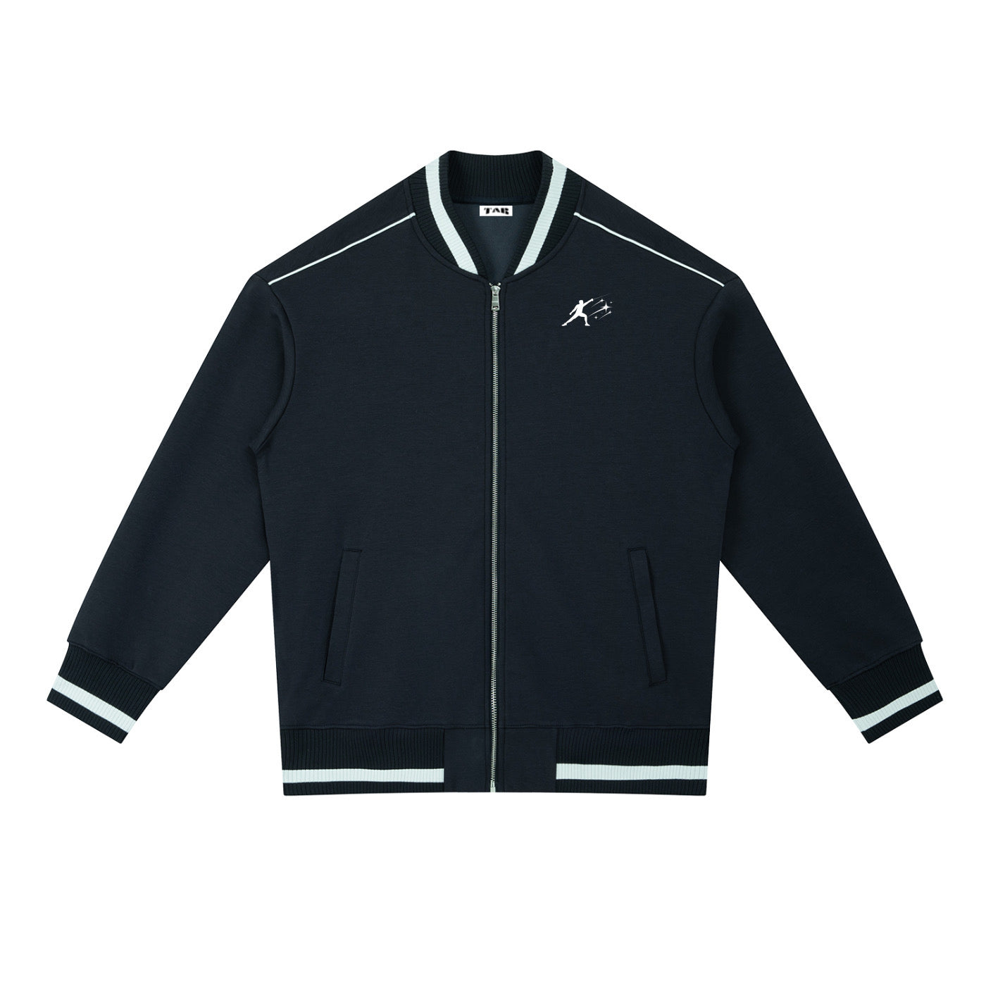 BE EN GARDE® Contrast Piping Bomber Jacket