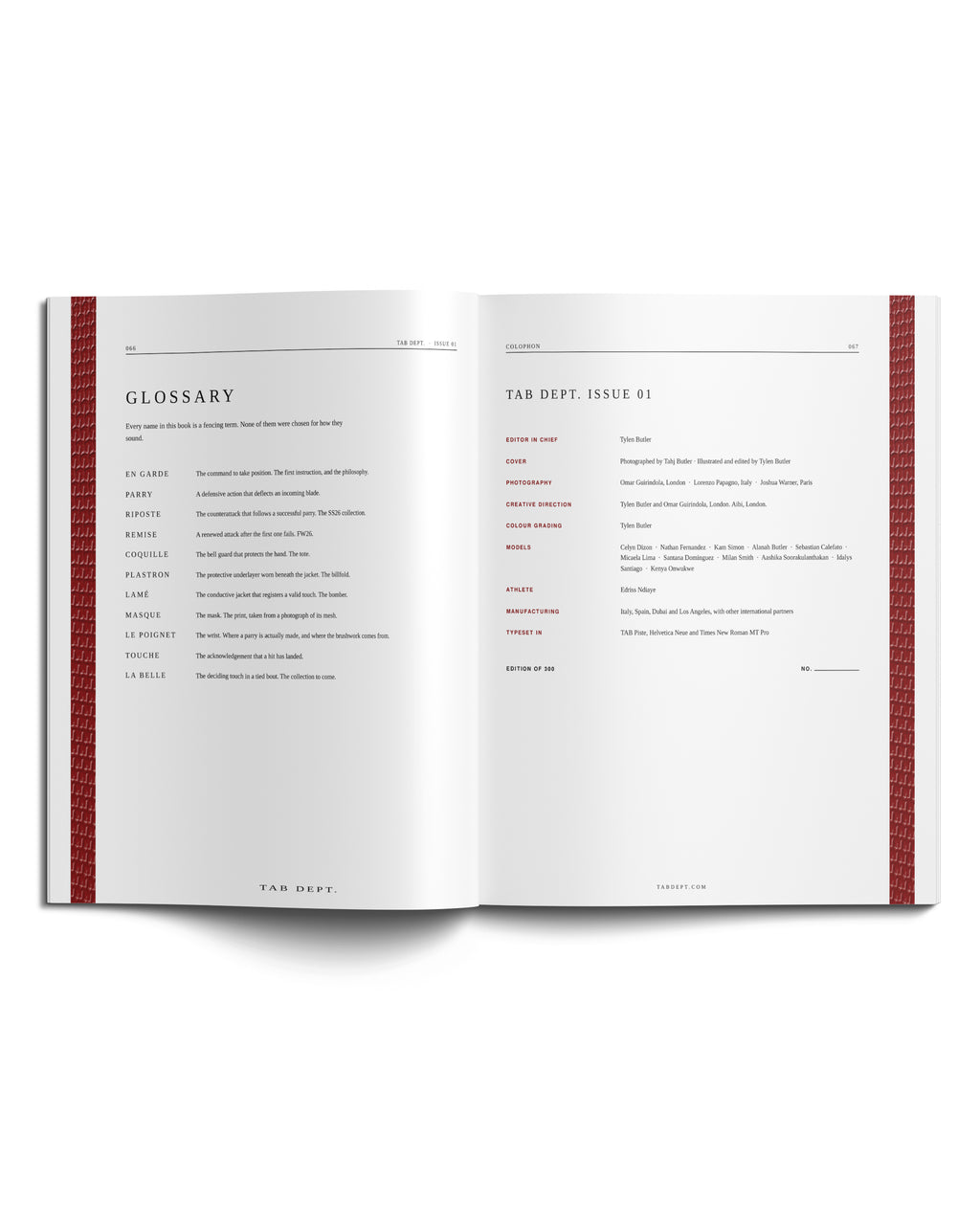 LIMITED TAB DEPT. MONOGRAPH