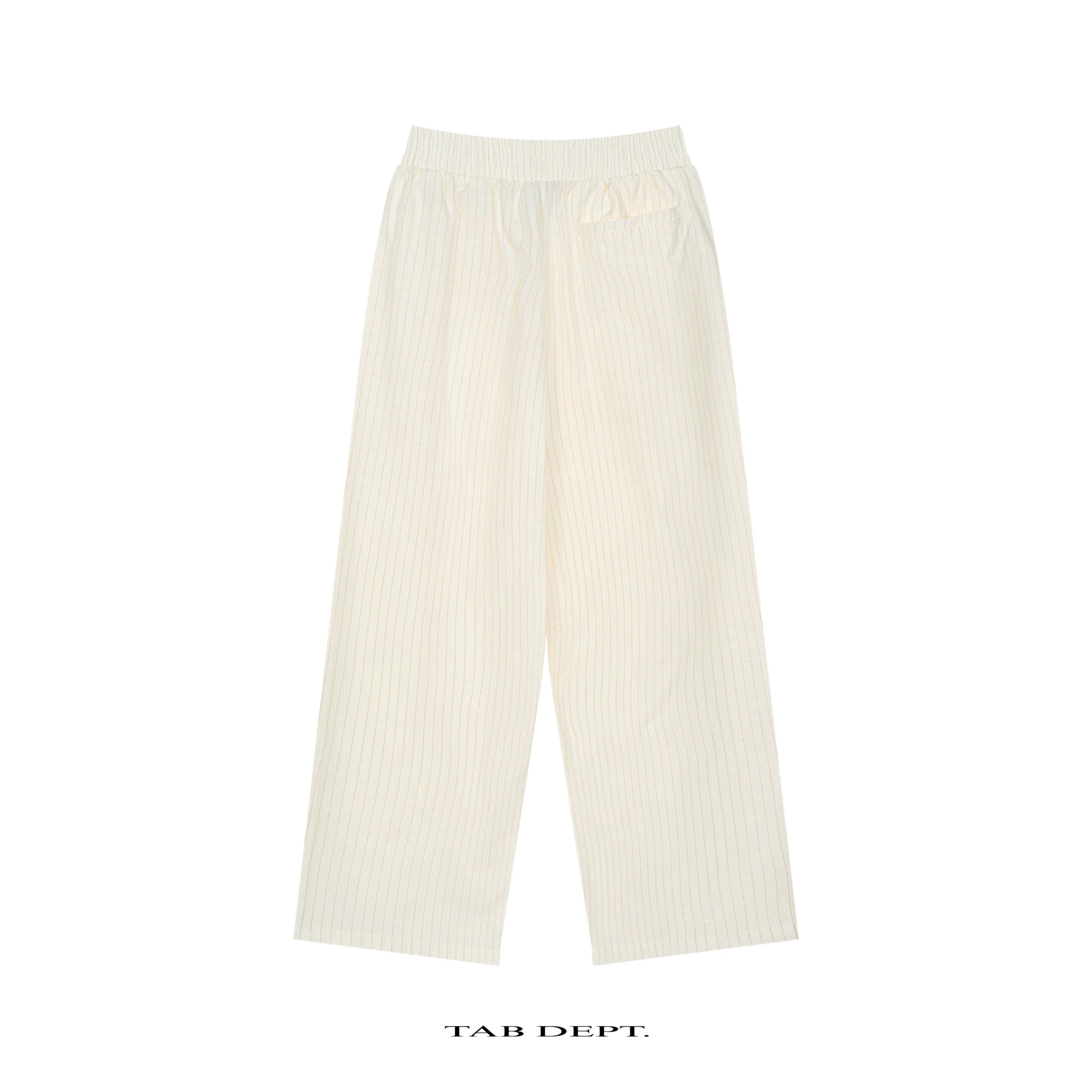 TAB DEPT. STRIPED PLEATED PANTS