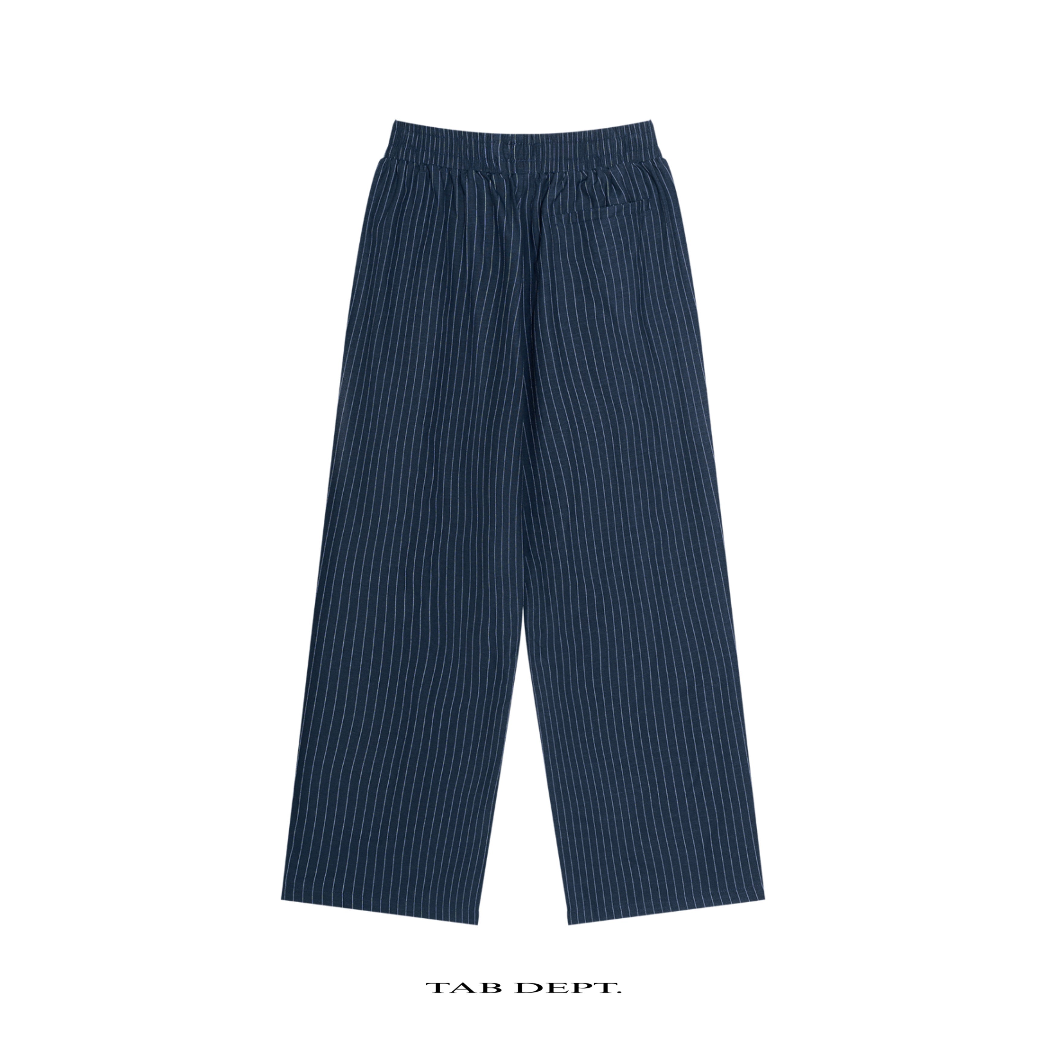 TAB DEPT. STRIPED PLEATED PANTS