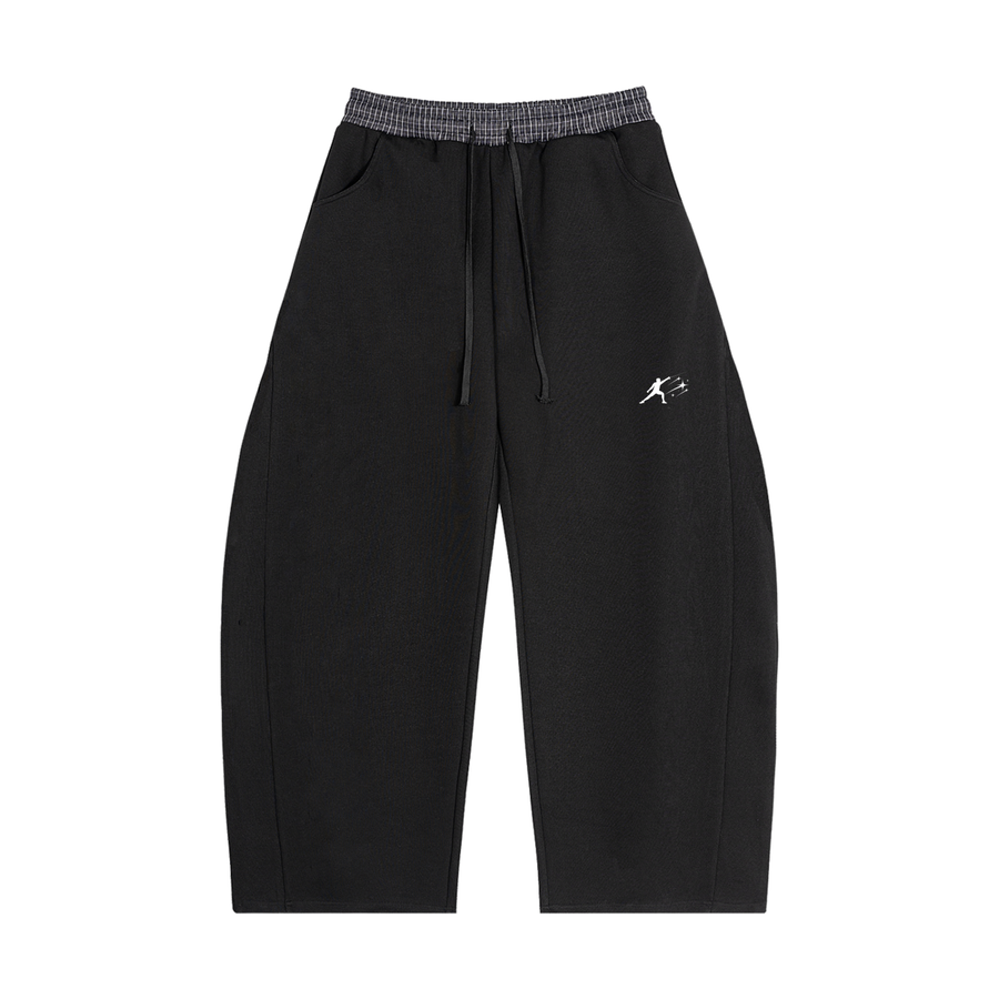 BE EN GARDE® Plaid Waistband Barrel Sweats