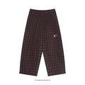 TAB DEPT. PLAID WIDE LEG PANTS