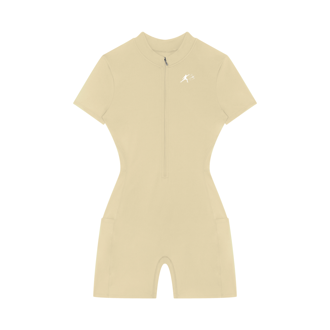 TAB DEPT™ QUARTER-ZIP SHORT SLEEVE ROMPER