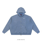 TAB DEPT. VINTAGE WAFFLE ZIP HOODIE