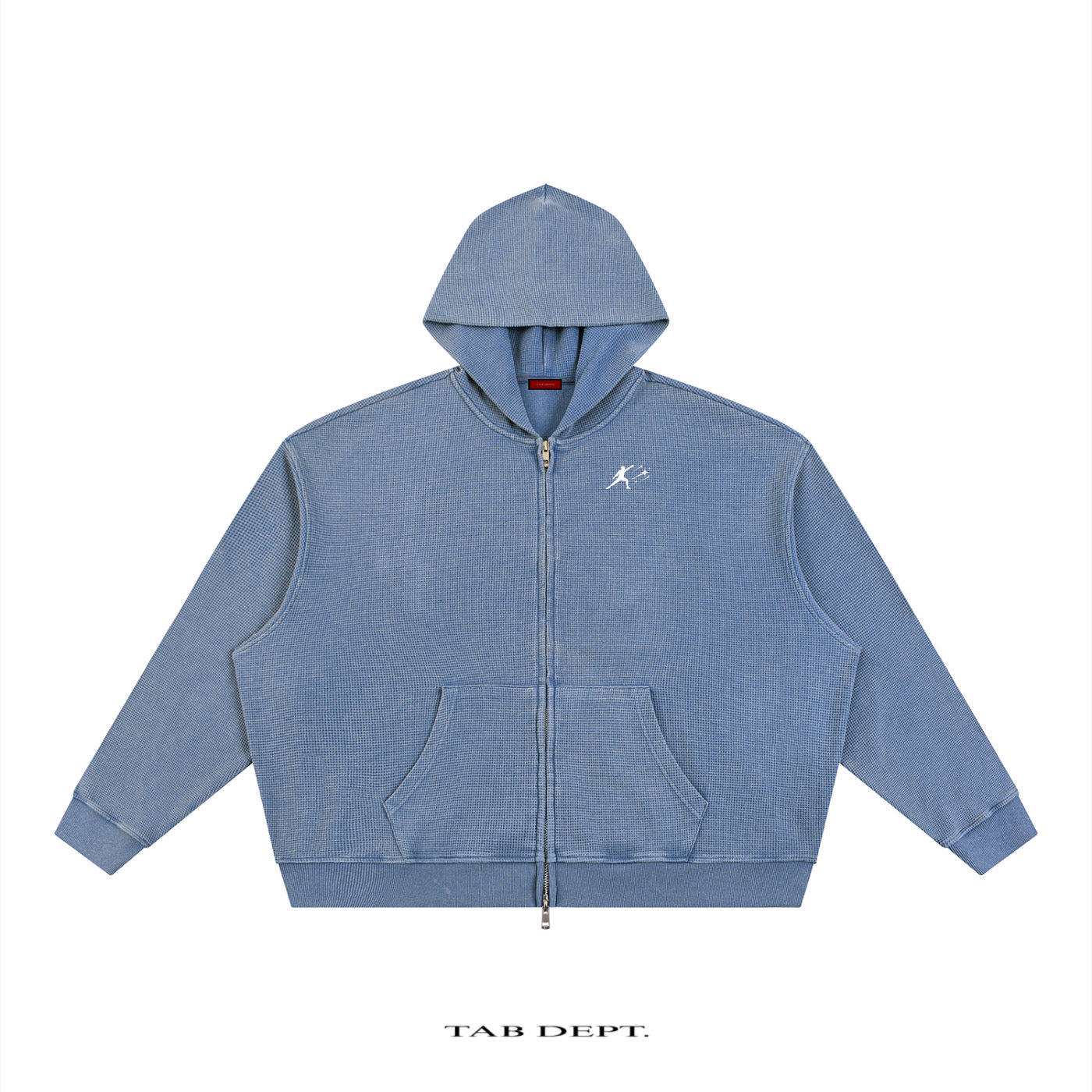 TAB DEPT. VINTAGE WAFFLE ZIP HOODIE