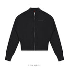 TAB DEPT. MOCK NECK ZIP CARDIGAN