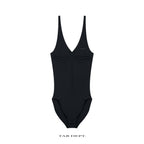 TAB DEPT. FULL-ZIP RUCHED BODYSUIT